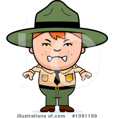 Forest Ranger Clipart #1091199 by Cory Thoman
