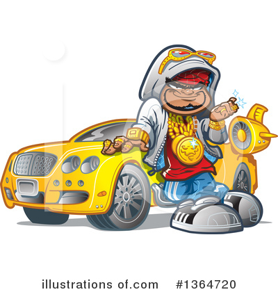 Rich Clipart #1364720 by Clip Art Mascots