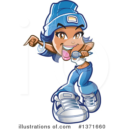 Hip Hop Clipart #1371660 by Clip Art Mascots