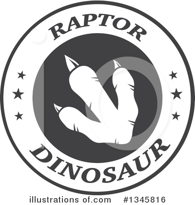 Royalty-Free (RF) Raptor Clipart Illustration by Hit Toon - Stock Sample #1345816