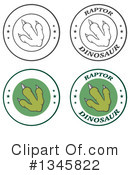 Raptor Clipart #1345822 by Hit Toon