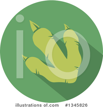 Paw Print Clipart #1345826 by Hit Toon