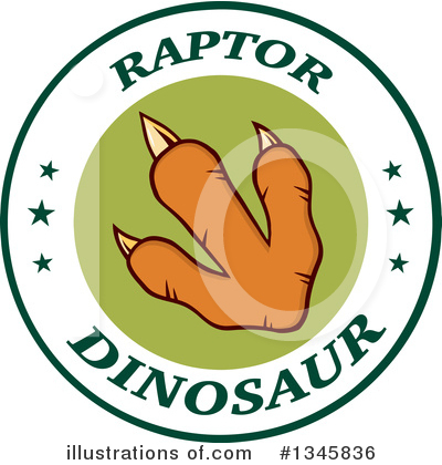 Royalty-Free (RF) Raptor Clipart Illustration by Hit Toon - Stock Sample #1345836