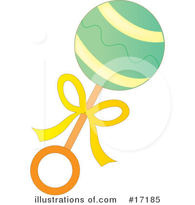 Baby Rattle Clipart #17185 by Maria Bell