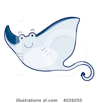 Royalty-Free (RF) Ray Fish Clipart Illustration by BNP Design Studio - Stock Sample #226255