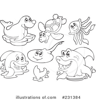Sea Lions Clipart #231384 by visekart