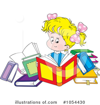 Library Clipart #1054430 by Alex Bannykh