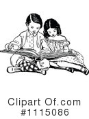 Reading Clipart #1115086 by Prawny Vintage