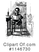 Reading Clipart #1146730 by Prawny Vintage