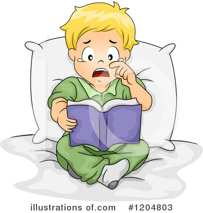 Royalty-Free (RF) Reading Clipart Illustration by BNP Design Studio - Stock Sample #1204803