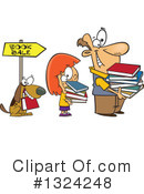 Reading Clipart #1324248 by toonaday