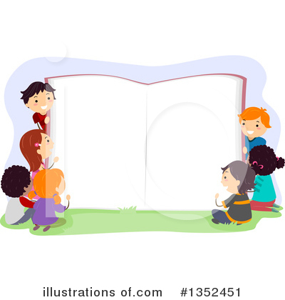 Royalty-Free (RF) Reading Clipart Illustration by BNP Design Studio - Stock Sample #1352451