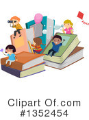 Reading Clipart #1352454 by BNP Design Studio