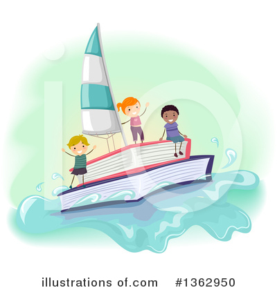 Sailboat Clipart #1362950 by BNP Design Studio
