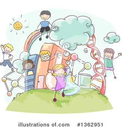 Royalty-Free (RF) Reading Clipart Illustration by BNP Design Studio - Stock Sample #1362951