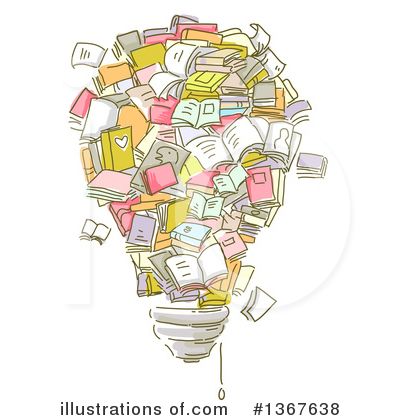 Library Clipart #1367638 by BNP Design Studio