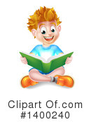 Reading Clipart #1400240 by AtStockIllustration