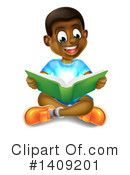 Reading Clipart #1409201 by AtStockIllustration
