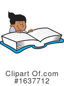 Reading Clipart #1637712 by Johnny Sajem