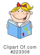 Reading Clipart #223308 by Hit Toon