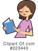 Reading Clipart #223443 by peachidesigns