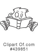 Reading Clipart #439851 by toonaday