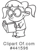 Reading Clipart #441596 by toonaday