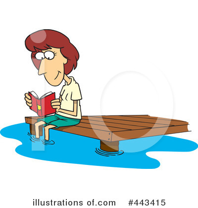 Relaxing Clipart #443415 by toonaday
