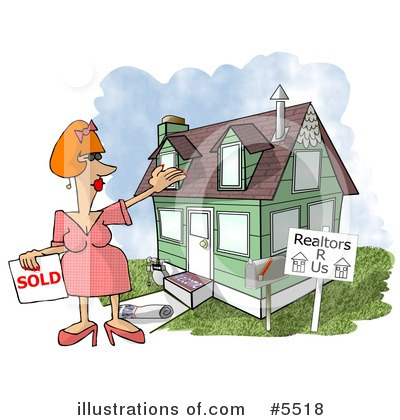 Royalty-Free (RF) Real Estate Clipart Illustration by djart - Stock Sample #5518