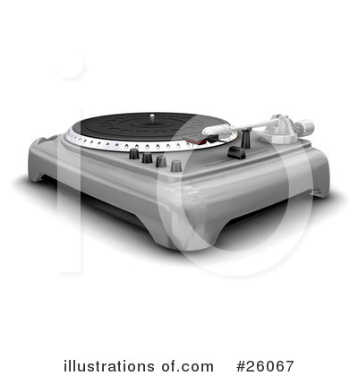 Royalty-Free (RF) Record Player Clipart Illustration by KJ Pargeter - Stock Sample #26067