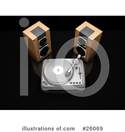 Record Player Clipart #26069 by KJ Pargeter