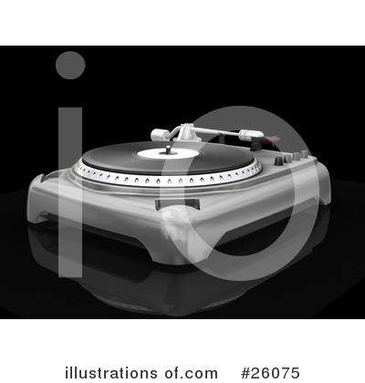 Royalty-Free (RF) Record Player Clipart Illustration by KJ Pargeter - Stock Sample #26075