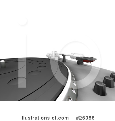 Royalty-Free (RF) Record Player Clipart Illustration by KJ Pargeter - Stock Sample #26086