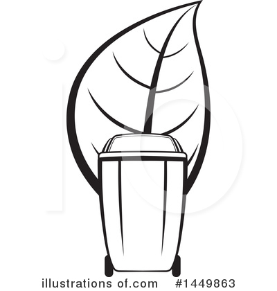 Royalty-Free (RF) Recycle Bin Clipart Illustration by Lal Perera - Stock Sample #1449863