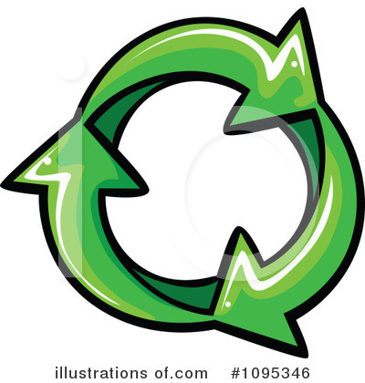 Recycle Clipart #1095346 by Chromaco