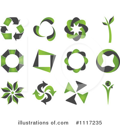 Recycling Clipart #1117235 by Andrei Marincas