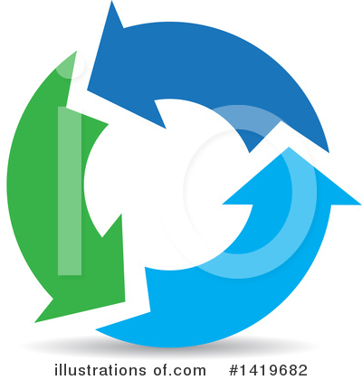 Royalty-Free (RF) Recycle Clipart Illustration by cidepix - Stock Sample #1419682