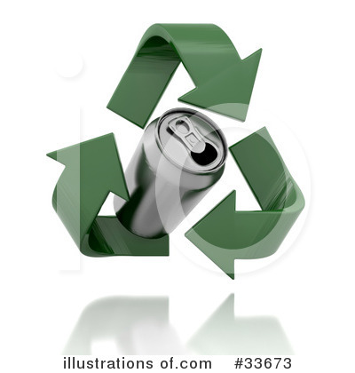 Royalty-Free (RF) Recycle Clipart Illustration by KJ Pargeter - Stock Sample #33673