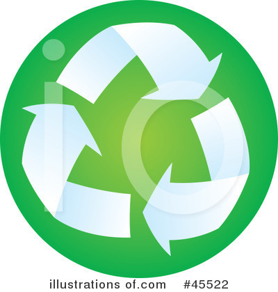 Royalty-Free (RF) Recycle Clipart Illustration by John Schwegel - Stock Sample #45522