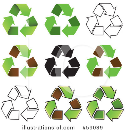 Royalty-Free (RF) Recycle Clipart Illustration by Frisko - Stock Sample #59089