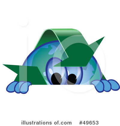 Royalty-Free (RF) Recycle Mascot Clipart Illustration by Mascot Junction - Stock Sample #49653