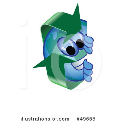 Royalty-Free (RF) Recycle Mascot Clipart Illustration by Mascot Junction - Stock Sample #49655