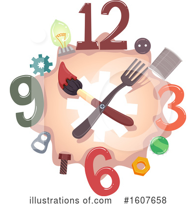 Clock Clipart #1607658 by BNP Design Studio