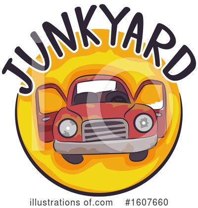 Junk Yard Clipart #1607660 by BNP Design Studio