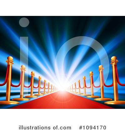 Royalty-Free (RF) Red Carpet Clipart Illustration by AtStockIllustration - Stock Sample #1094170