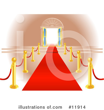 Red Carpet Clipart #11914 by AtStockIllustration