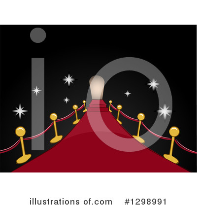 Royalty-Free (RF) Red Carpet Clipart Illustration by BNP Design Studio - Stock Sample #1298991