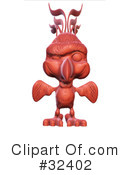 Red Character Clipart #32402 by Tonis Pan