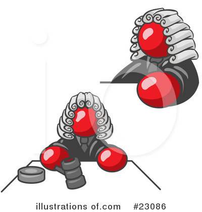 Royalty-Free (RF) Red Collection Clipart Illustration by Leo Blanchette - Stock Sample #23086