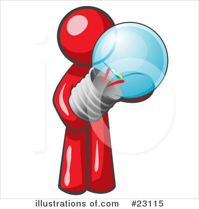 Lightbulb Clipart #23115 by Leo Blanchette